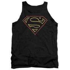 Trevco Men's Dc Comics Superman Colored Shield Tank Top