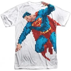 Trevco Men's Dc Comics Superman Superbit Sublimated Tee New