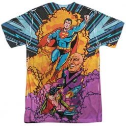 Trevco Men's Dc Comics Superman Blast Off Sublimated Tee