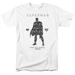 Trevco New Men's Dc Comics Superman Paisley Silhouette Tee