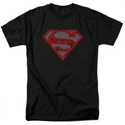 Trevco Men's Dc Comics Superman Elephant Rose Shield Tee New