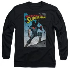Trevco Men's Dc Comics Superman Alternate Long Sleeve Tee