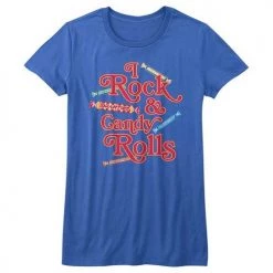 American Classics Women's Smarties I Rock Candy Rolls Tee New