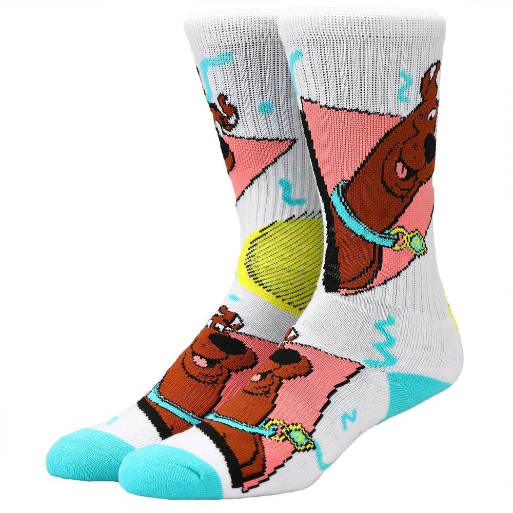 Bioworld New Scooby Doo Retro Toss Crew Socks 1 Bioworld New Scooby Doo Retro Toss Crew Socks