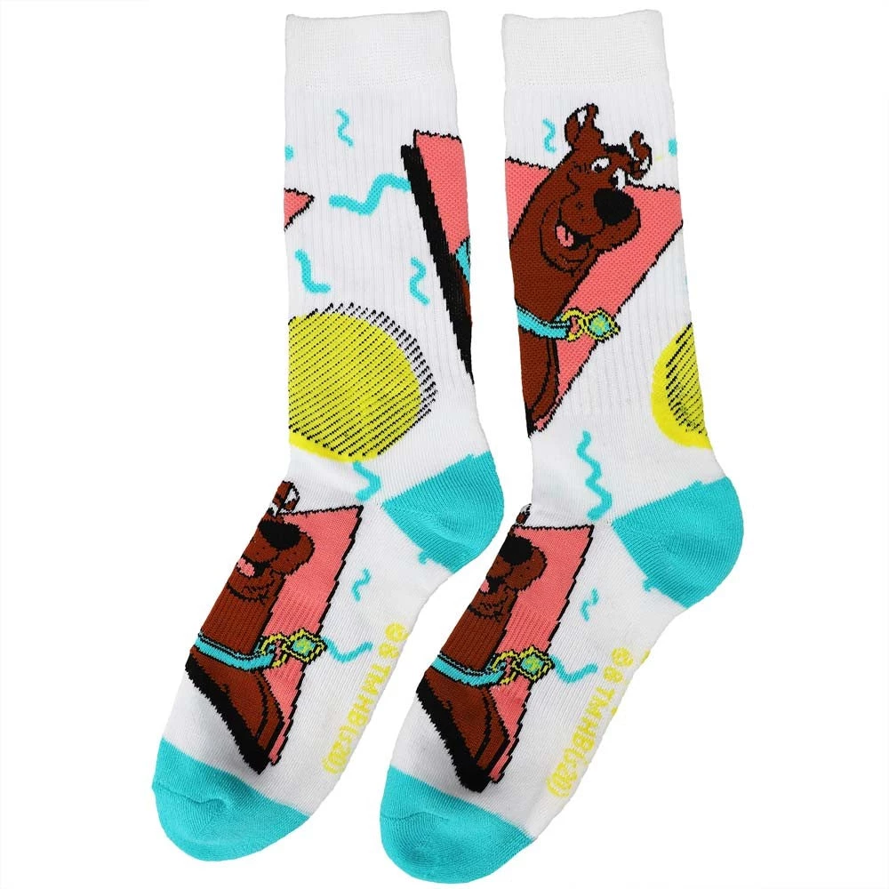 Bioworld New Scooby Doo Retro Toss Crew Socks 2 Bioworld New Scooby Doo Retro Toss Crew Socks
