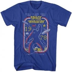 American Classics Men's Space Invaders 1978 Retro Tee New