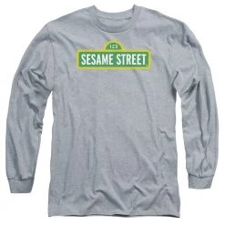 Trevco New Men's Sesame Street Logo Long Sleeve Tee