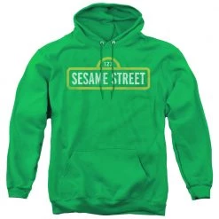 Trevco New Men's Sesame Street Rough Logo Pullover Hoodie