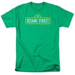 Trevco Men's Sesame Street Rough Logo Tee New