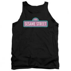 Trevco Men's Sesame Street Alt Logo Tank Top New
