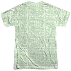 Trevco Men's Sesame Street Puzzle Pattern Sublimated Tee New