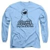 Trevco Men's Sesame Street Vintage Cookie Monster Long Sleeve Tee New