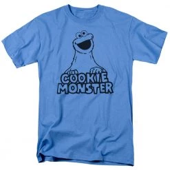 Trevco Men's Sesame Street Vintage Cookie Monster Tee New