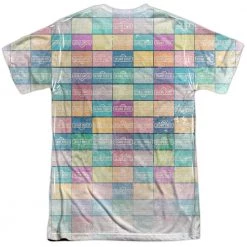 Trevco New Men's Sesame Street Color Block Sublimated Tee