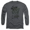 Trevco Men's Sesame Street Early Grouch Long Sleeve Tee New
