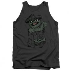 Trevco Men's Sesame Street Early Grouch Tank Top