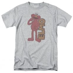 Trevco Men's Sesame Street Vintage Elmo Face Tee