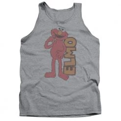 Trevco Men's Sesame Street Vintage Elmo Tank Top