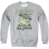 Trevco New Men's Sesame Street Canned Grouch Sweatshirt