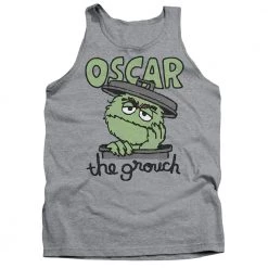 Trevco New Men's Sesame Street Canned Grouch Tank Top