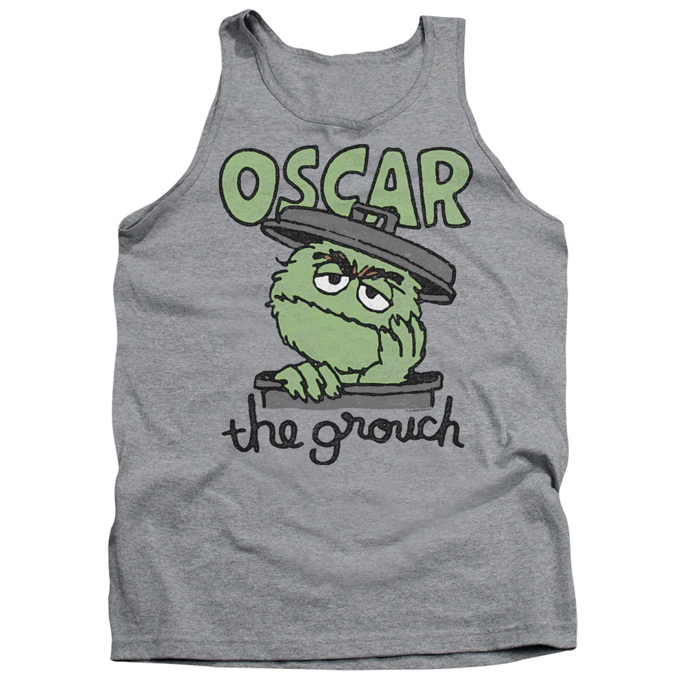 Trevco New Men's Sesame Street Canned Grouch Tank Top 1 Trevco New Men's Sesame Street Canned Grouch Tank Top