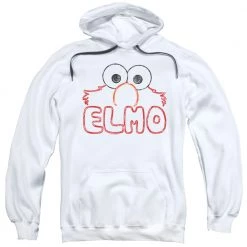 Trevco Men's Sesame Street Elmo Letters Pullover Hoodie New