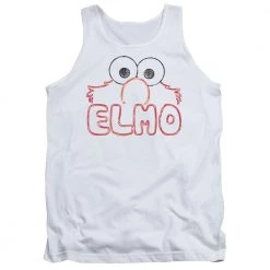 Trevco New Men's Sesame Street Elmo Letters Tank Top