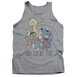 Trevco New Men's Sesame Street Colorful Group Tank Top