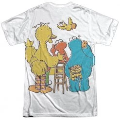 Trevco New Men's Sesame Street Block Party Sublimated Tee