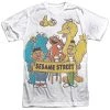 Trevco New Men's Sesame Street Block Party Sublimated Tee