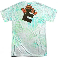 Trevco Men's Sesame Street Elmo Scribble Sublimated Tee