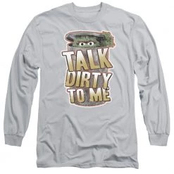 Trevco Men's Sesame Street Talk Dirty To Me Long Sleeve Tee