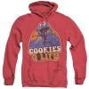 Trevco New Men's Sesame Street Cookies 4 Life Heather Pullover Hoodie