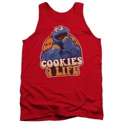 Trevco New Men's Sesame Street Cookies 4 Life Tank Top