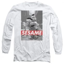 Trevco New Men's Sesame Street Sesame Long Sleeve Tee