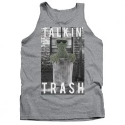Trevco New Men's Sesame Street Talkin Trash Tank Top