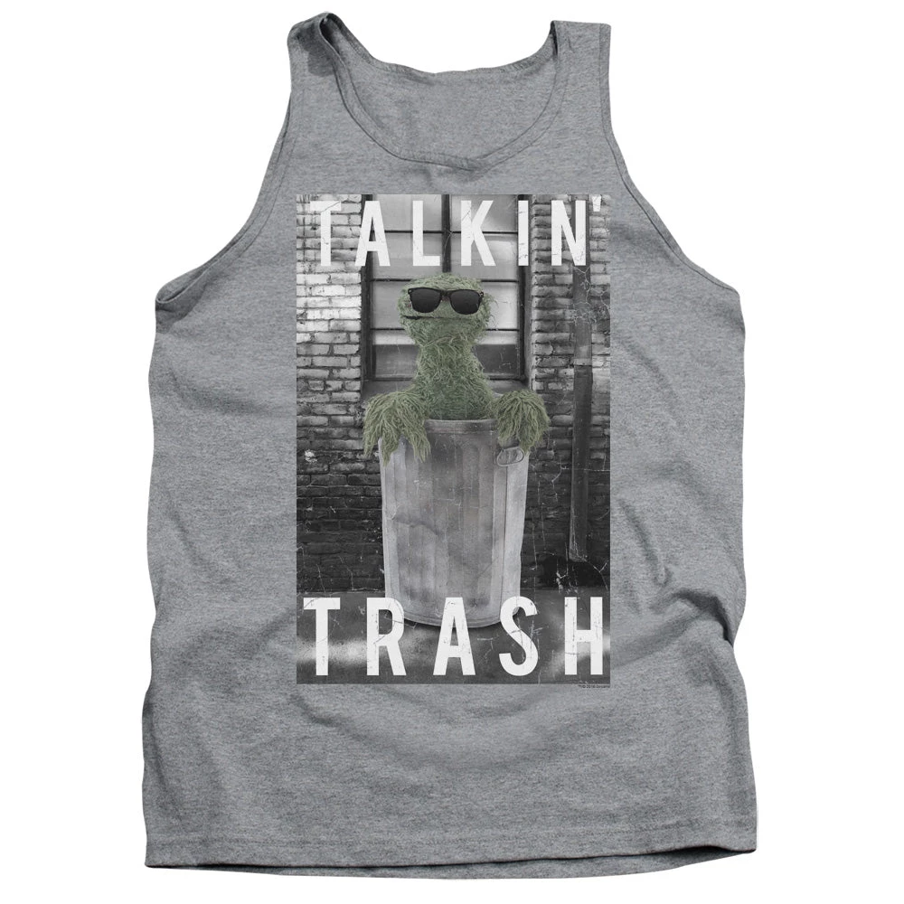 Trevco New Men's Sesame Street Talkin Trash Tank Top 1 Trevco New Men's Sesame Street Talkin Trash Tank Top