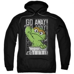 Trevco Men's Sesame Street Go Away Pullover Hoodie