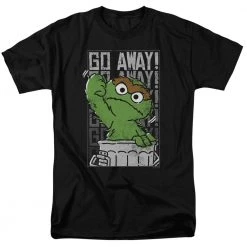 Trevco New Men's Sesame Street Go Away Tee