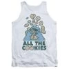 Trevco Men's Sesame Street All The Cookies Tank Top