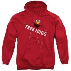 Trevco Men's Sesame Street Free Hugs Pullover Hoodie