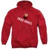 Trevco Men's Sesame Street Free Hugs Heather Pullover Hoodie