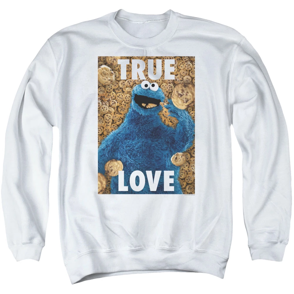Trevco Men's Sesame Street Beautiful Cookies Sweatshirt New 1 Trevco Men's Sesame Street Beautiful Cookies Sweatshirt New