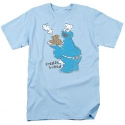 Trevco New Men's Sesame Street Freshly Baked Tee