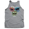 Trevco Men's Sesame Street Halftone Heads Tank Top New