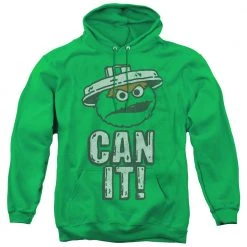 Trevco Men's Sesame Street Can It Pullover Hoodie