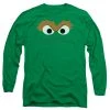 Trevco New Men's Sesame Street Oscar Face Long Sleeve Tee
