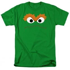Trevco Men's Sesame Street Oscar Face Tee