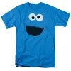 Trevco Men's Sesame Street Cookie Monster Face Tee New
