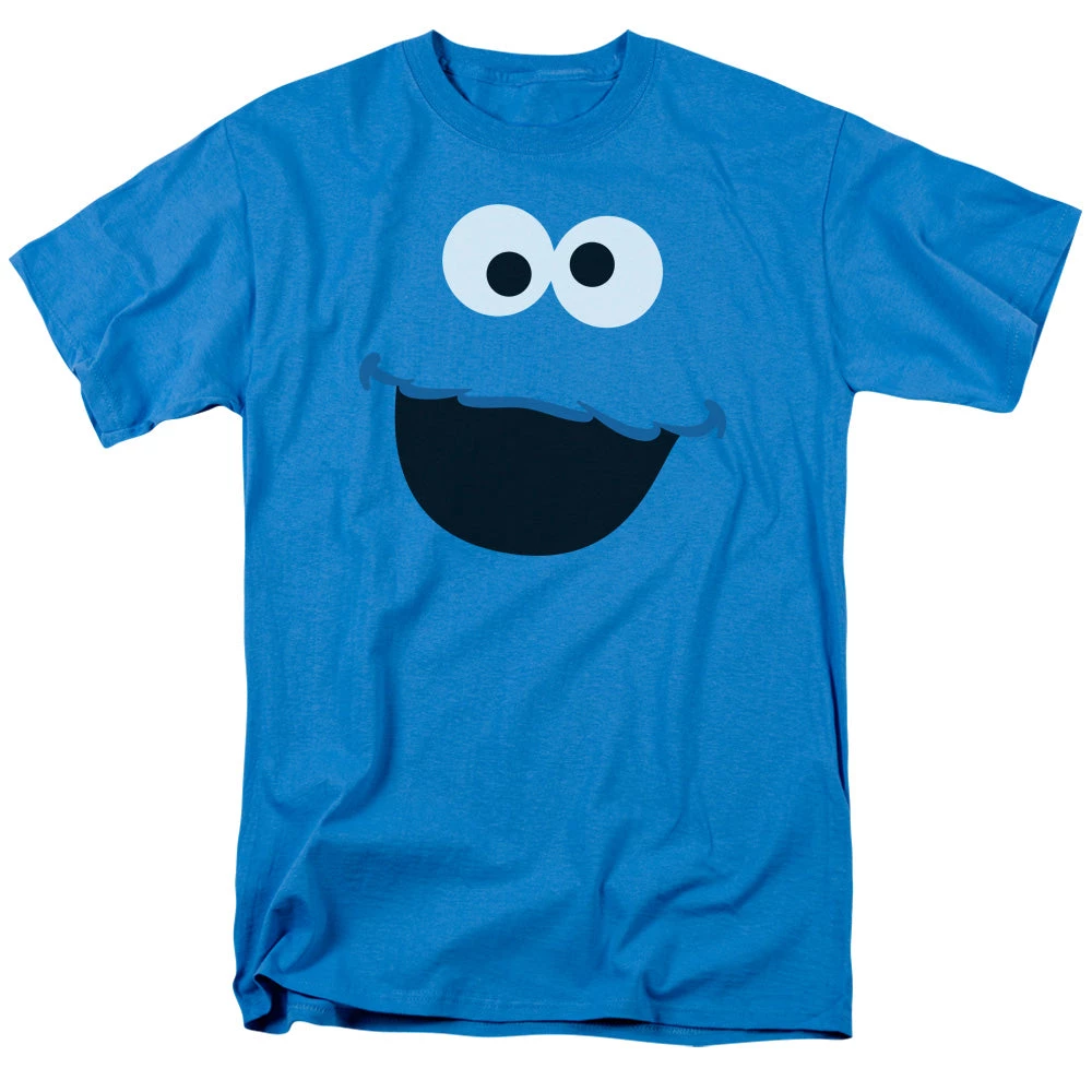 Trevco Men's Sesame Street Cookie Monster Face Tee New 1 Trevco Men's Sesame Street Cookie Monster Face Tee New